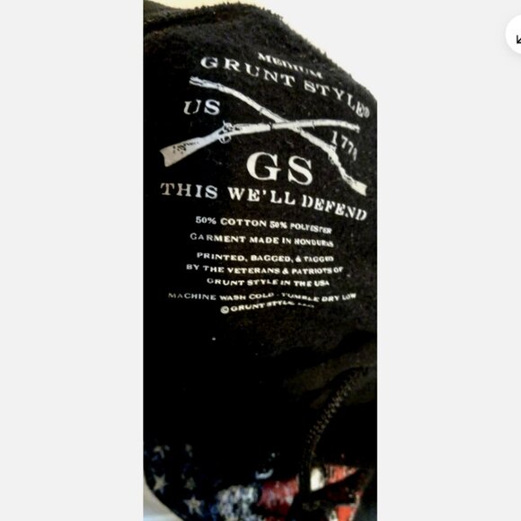 Grunt Style Spartan 2.0 Mens Hoodie black long sleeve Medium - Picture 5 of 5